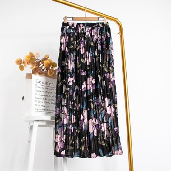 Elegant Chiffon Pleated High Waist Maxi Skirt Elegant Chiffon Pleated High Waist Maxi Skirt