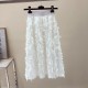Fashion Tassels Skirts Thin A-line Feathers Empire Solid Fashion Tassels Skirts Thin A-line Feathers Empire Solid