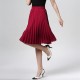 High Waist Pleated Solid Color Chiffon Vintage Skirt High Waist Pleated Solid Color Chiffon Vintage Skirt