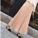 Casual Chiffon Flared High Waist Long Skirts Casual Chiffon Flared High Waist Long Skirts