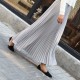 Casual Chiffon Flared High Waist Long Skirts Casual Chiffon Flared High Waist Long Skirts
