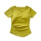 V-neck Yoga Suit Short Sleeve Women's Gym Fitness Top V-neck Yoga Suit Short Sleeve Women's Gym Fitness Top