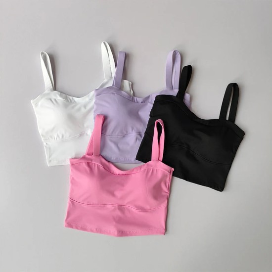Sports Bra for Women Thin Shoulder Straps Yoga Tops Sports Bra for Women Thin Shoulder Straps Yoga Tops