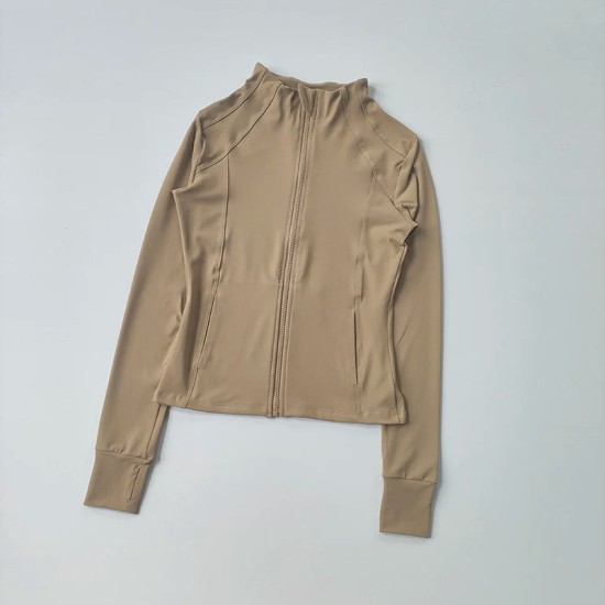 Sports Coat for Women Slim Fitting Clothes Long Sleeved Sports Coat for Women Slim Fitting Clothes Long Sleeved