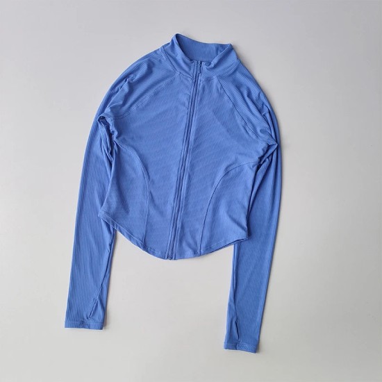 Slim Fit Sports Coat Shirts Jacket Elastic Yoga Fitness Women's Outdoor Slim Fit Sports Coat Shirts Jacket Elastic Yoga Fitness Women's Outdoor