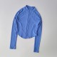 Slim Fit Sports Coat Shirts Jacket Elastic Yoga Fitness Women's Outdoor Slim Fit Sports Coat Shirts Jacket Elastic Yoga Fitness Women's Outdoor