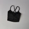 Sports Bra Women with Cross Shaped Back and Side Fitness Bra