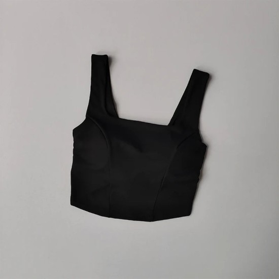 One-piece Cup Cross Back Sports Bra Tank Top One-piece Cup Cross Back Sports Bra Tank Top