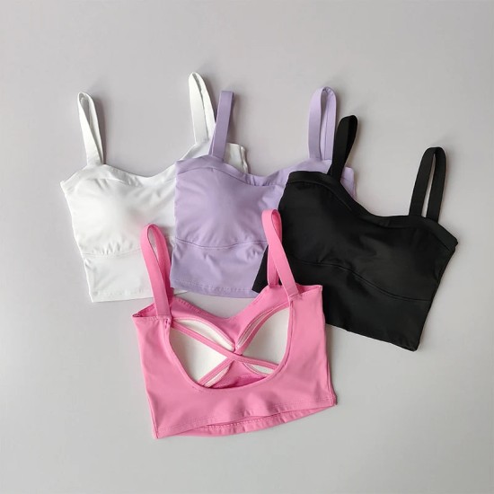 Sports Bra for Women Thin Shoulder Straps Yoga Tops Sports Bra for Women Thin Shoulder Straps Yoga Tops