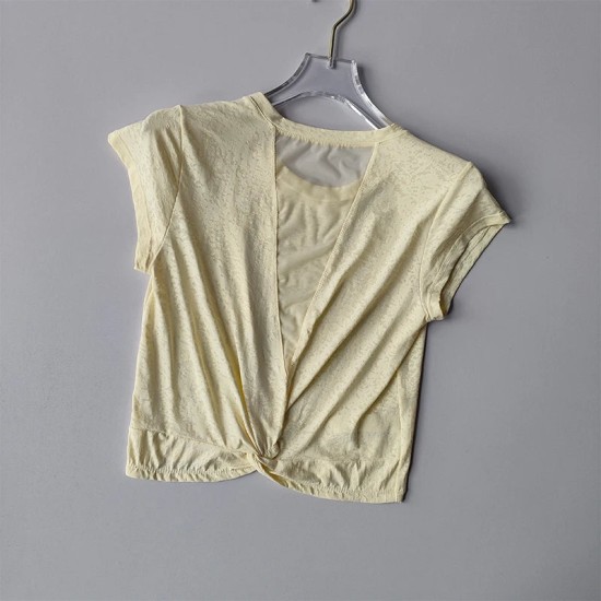Short Breathable Beautiful Back Sports Top