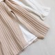 Vest Sweater Women White Shirts Knitted Vest Two-piece Set Vest Sweater Women White Shirts Knitted Vest Two-piece Set