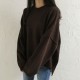 Chic Pullover Sweater Women Loose Lazy Oversize Knitted Tops Streetwear Chic Pullover Sweater Women Loose Lazy Oversize Knitted Tops Streetwear