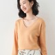 Women Sweater Long Sleeve Loose Jumpers N-neck Shirt Casua Women Sweater Long Sleeve Loose Jumpers N-neck Shirt Casua