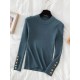 pullovers casual autumn button o-neck chic sweater pullovers casual autumn button o-neck chic sweater