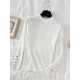 pullovers casual autumn button o-neck chic sweater pullovers casual autumn button o-neck chic sweater