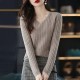Women Sweater Long Sleeve Top Knitted Pullover V-Neck Fashion Women Sweater Long Sleeve Top Knitted Pullover V-Neck Fashion