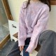 Fashion Twist Striped Sweater Women Retro Pullover Loose Fashion Twist Striped Sweater Women Retro Pullover Loose
