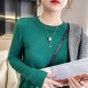 Sweater Solid O-neck Knitwear Korean Casual Pullovers Long Sleeve Sweater Solid O-neck Knitwear Korean Casual Pullovers Long Sleeve