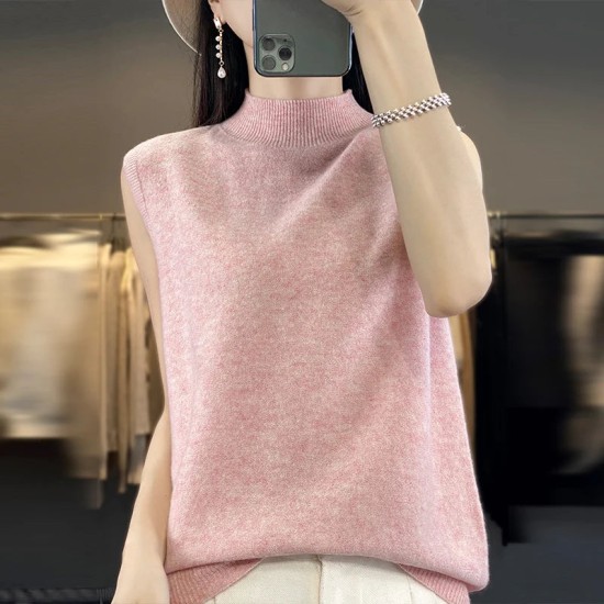 Cashmere Vest Pullover Indoor Sleeveless Sweater Cashmere Vest Pullover Indoor Sleeveless Sweater
