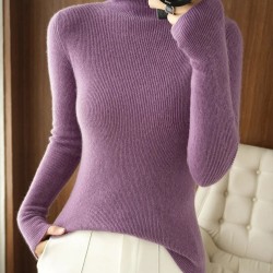Women Sweater Turtleneck Slim Bottoming Shirt Pullovers
