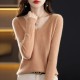 Women Sweater Long Sleeve Top Knitted Pullover V-Neck Fashion Women Sweater Long Sleeve Top Knitted Pullover V-Neck Fashion