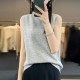Cashmere Vest Pullover Indoor Sleeveless Sweater Cashmere Vest Pullover Indoor Sleeveless Sweater