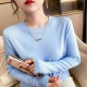 Sweater Solid O-neck Knitwear Korean Casual Pullovers Long Sleeve Sweater Solid O-neck Knitwear Korean Casual Pullovers Long Sleeve