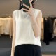 Cashmere Vest Pullover Indoor Sleeveless Sweater Cashmere Vest Pullover Indoor Sleeveless Sweater