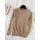 pullovers casual autumn button o-neck chic sweater pullovers casual autumn button o-neck chic sweater
