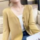 Cardigans Loose Solid Single Breasted V-neck Sweaters Fashion Cardigans Loose Solid Single Breasted V-neck Sweaters Fashion