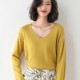 Women Sweater Long Sleeve Loose Jumpers N-neck Shirt Casua Women Sweater Long Sleeve Loose Jumpers N-neck Shirt Casua