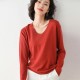Women Sweater Long Sleeve Loose Jumpers N-neck Shirt Casua Women Sweater Long Sleeve Loose Jumpers N-neck Shirt Casua