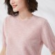 Short-sleeved O-neck Pullover T-shirt Knitted Base Sweater Short-sleeved O-neck Pullover T-shirt Knitted Base Sweater