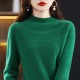 single-line hollow women's pullover O-neck sweater knitted solid color single-line hollow women's pullover O-neck sweater knitted solid color