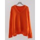 Knitted Sweater Pullovers Loose Casual Tops Jumpers Knitted Sweater Pullovers Loose Casual Tops Jumpers
