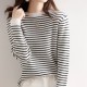 Women O-Neck Striped Sweater Harajuku Winter Retro Warm Tops Women O-Neck Striped Sweater Harajuku Winter Retro Warm Tops