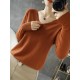 V-neck Knitted Pullovers Loose Bottoming Shirt Fashion Jumper Sweater V-neck Knitted Pullovers Loose Bottoming Shirt Fashion Jumper Sweater