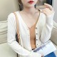 Cardigans Loose Solid Single Breasted V-neck Sweaters Fashion Cardigans Loose Solid Single Breasted V-neck Sweaters Fashion