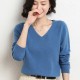Sweater Women's Pullover V-neck Long Sleeve Sweater Women's Pullover V-neck Long Sleeve