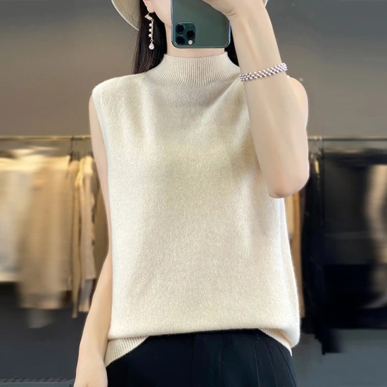Cashmere Vest Pullover Indoor Sleeveless Sweater Cashmere Vest Pullover Indoor Sleeveless Sweater