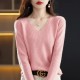 Women Sweater Long Sleeve Top Knitted Pullover V-Neck Fashion Women Sweater Long Sleeve Top Knitted Pullover V-Neck Fashion