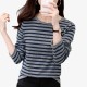 O-Neck Pullover Striped Casual Long-sleeved Knitted Sweater O-Neck Pullover Striped Casual Long-sleeved Knitted Sweater
