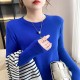 Sweater Solid O-neck Knitwear Korean Casual Pullovers Long Sleeve Sweater Solid O-neck Knitwear Korean Casual Pullovers Long Sleeve