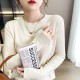 Sweater Solid O-neck Knitwear Korean Casual Pullovers Long Sleeve Sweater Solid O-neck Knitwear Korean Casual Pullovers Long Sleeve