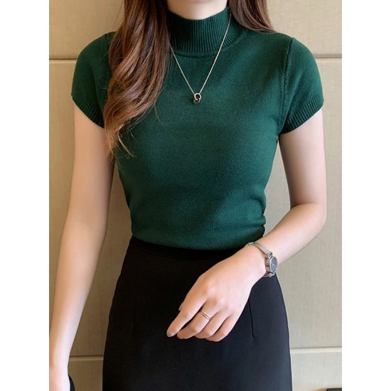 Casual Women Clothing Knitted Women Top Casual Women Clothing Knitted Women Top