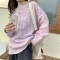 Fashion Twist Striped Sweater Women Retro Pullover Loose