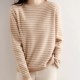Women O-Neck Striped Sweater Harajuku Winter Retro Warm Tops Women O-Neck Striped Sweater Harajuku Winter Retro Warm Tops