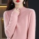 single-line hollow women's pullover O-neck sweater knitted solid color single-line hollow women's pullover O-neck sweater knitted solid color