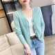 Cardigans Loose Solid Single Breasted V-neck Sweaters Fashion Cardigans Loose Solid Single Breasted V-neck Sweaters Fashion
