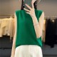 Cashmere Vest Pullover Indoor Sleeveless Sweater Cashmere Vest Pullover Indoor Sleeveless Sweater